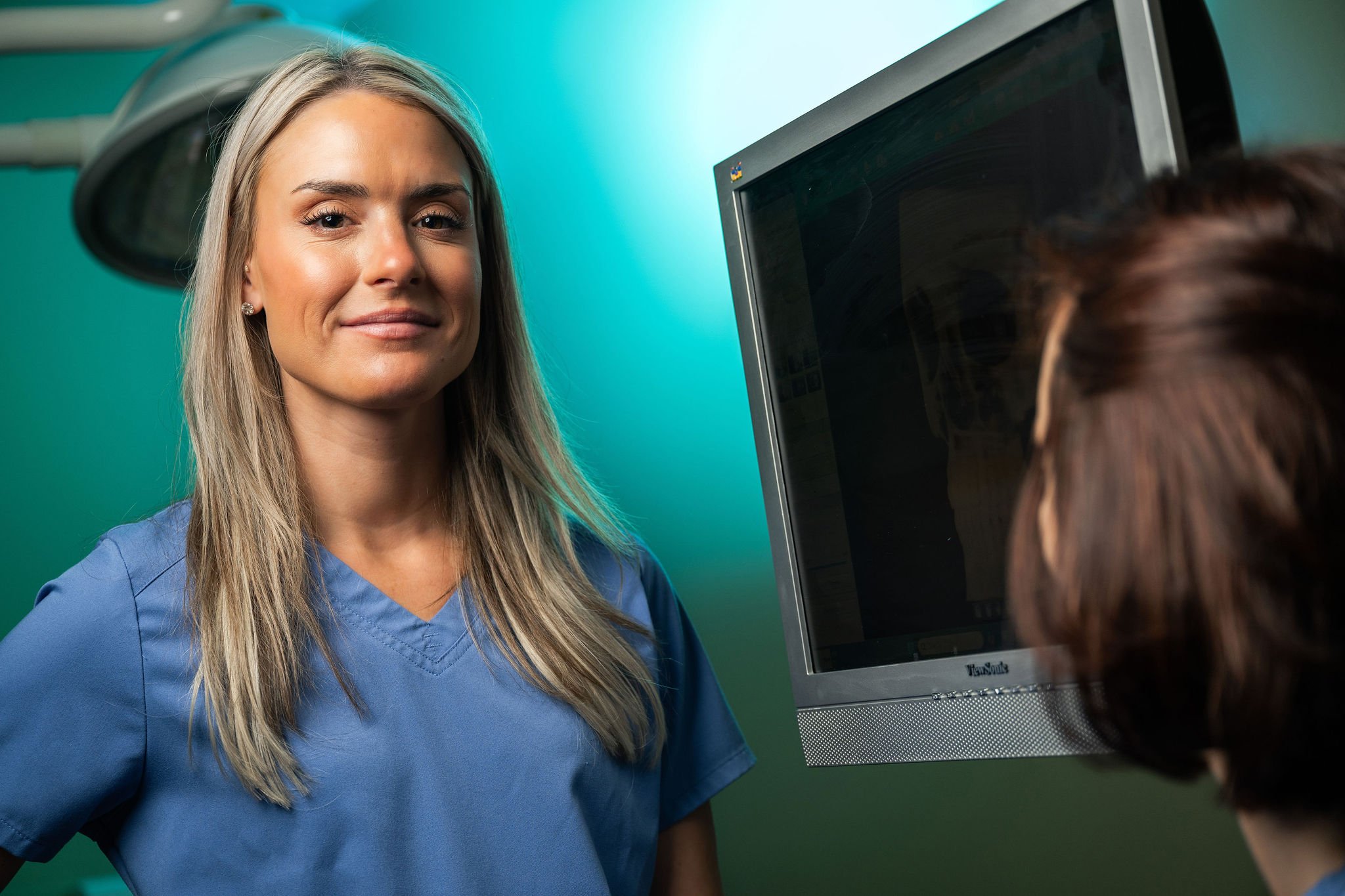 Dr. Haigney explaining bone grafting process | Lake Norman Oral & Facial Surgery, Huntersville, NC